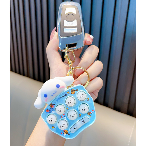 Puzzle Pocket Gopher Machine Keychain Creative Game Console Car Keychain Pendant Toy Small Gift Wholesale