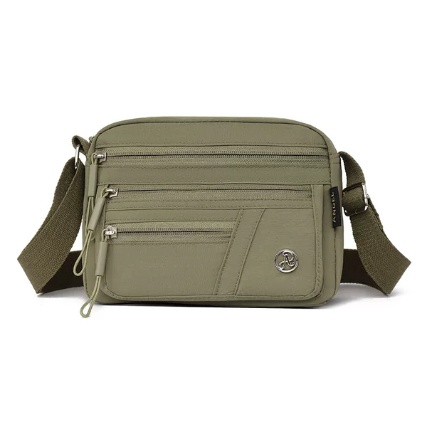 Nylon Bags for Women Cross-Border Wholesale Korean Style Multi-Zipper Mommy Bag Casual Waterproof Travel Crossbody Bag Dropshipping