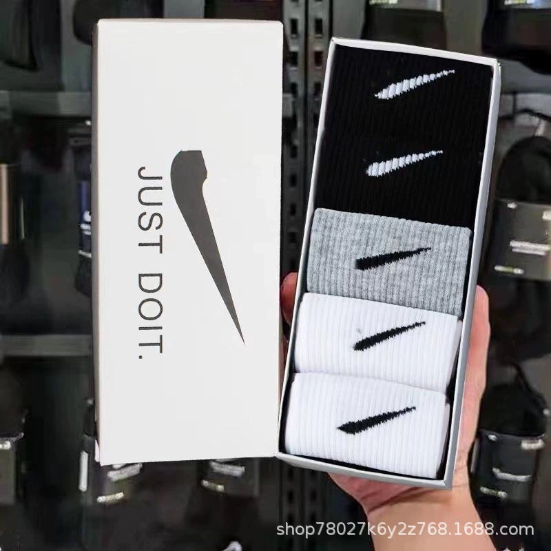Nike спортивные коленные носки для мужчин и женщин для отдыха, средняя длина