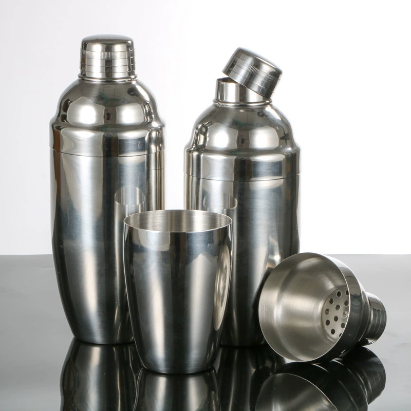 Shaker stainless steel for a tea shop, set