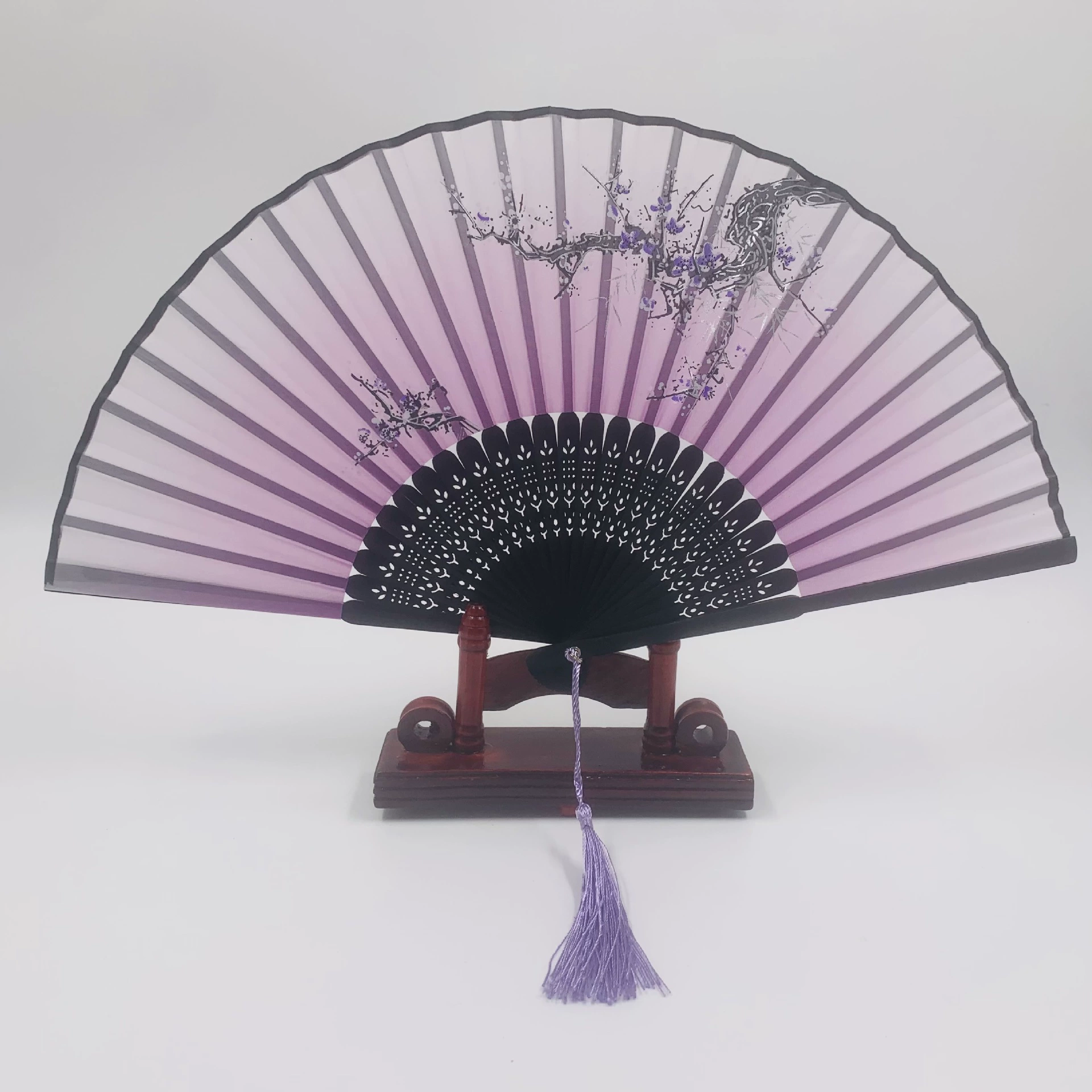 Folding Hand Fan Hanfu Style, Silk-screen Print, High-definition Patterns, Fine Workmanship