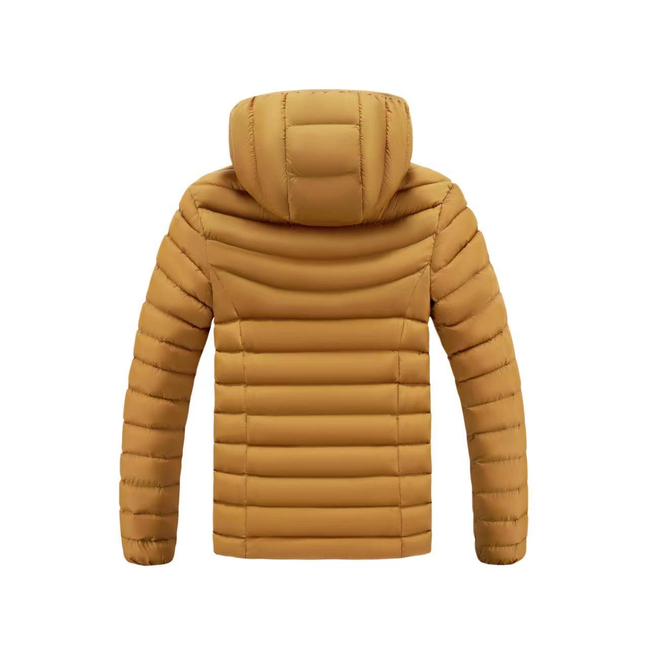 Abrigo acolchado de algodón transfronterizo abrigo de hombre invierno 2023 ropa de algodón color sólido engrosado forro polar Abrigo acolchado de algodón Comercio exterior Abrigo acolchado de algodón al por mayor