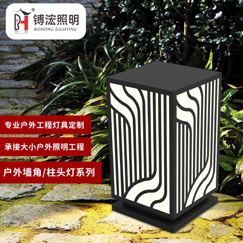 Factory wholesale column lamp outdoor porch courtyard wall lamp residential gate ball lamp wall lamp courtyard landscape lamp