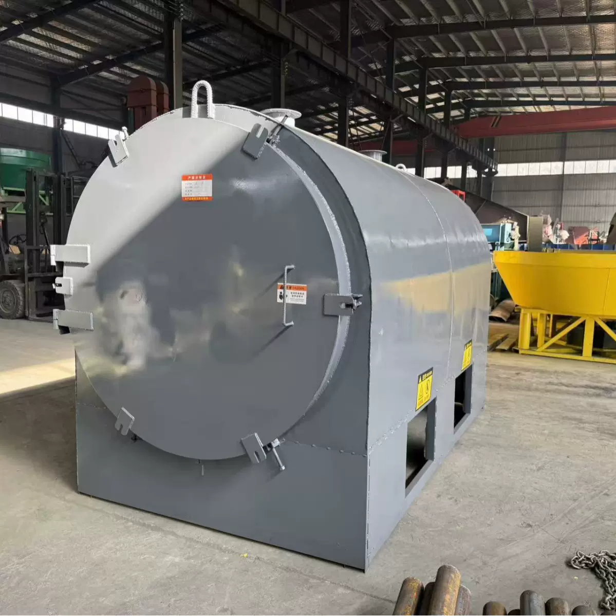 炭化炉/小型木材制炭机/家用原木果木碳化炉/卧式小型无烟烧木炭