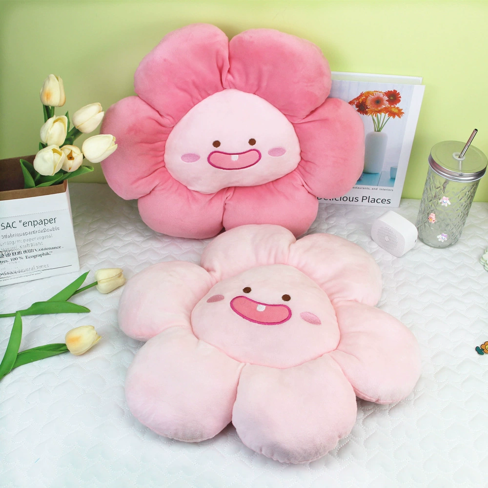 Cute pillow solar-powered, plush doll, sunflower, flowered