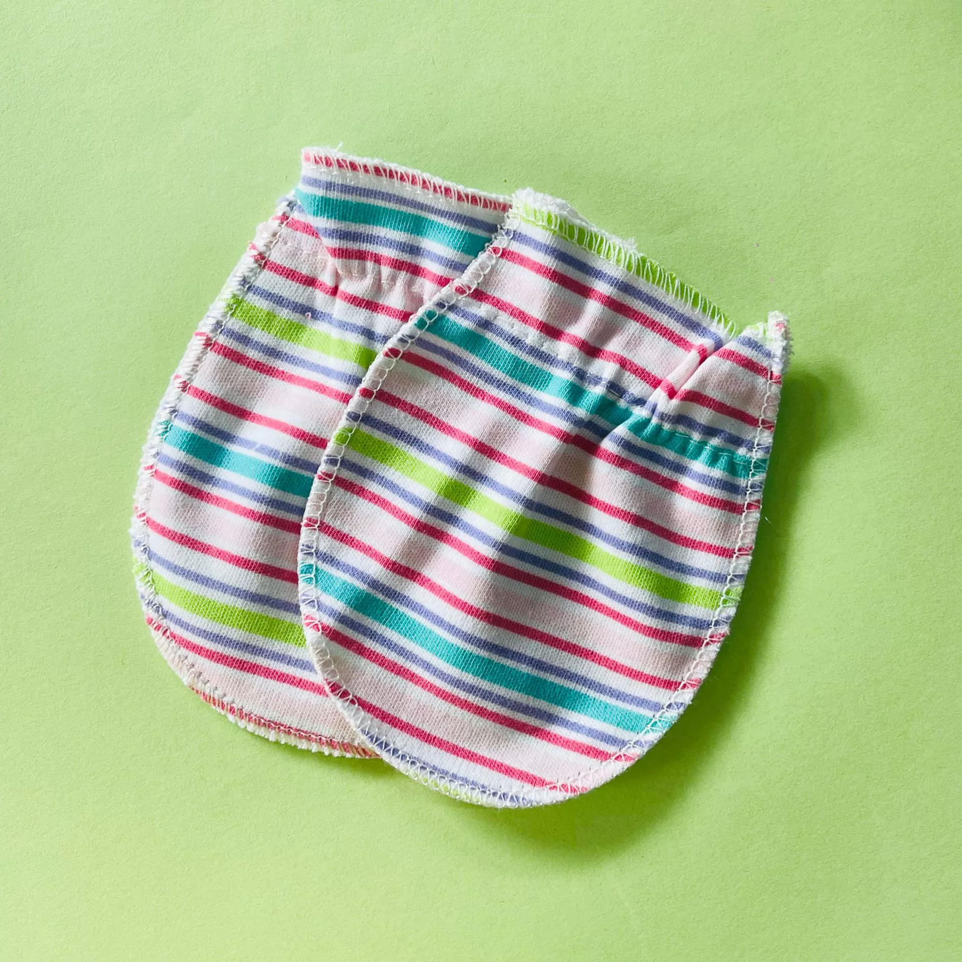 Детские перчатки без царапин, хлопковые новые-born gloves, один размер 10×8 см, мультиколор