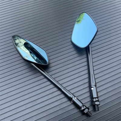Suitable for Ktm Klx 10mm Foldable Motorcycle Blue Glass Cnc Aluminum Rearview Mirror