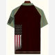 Tiktok Cross-Border Golf Polo 3D Printed Short-Sleeved Polo Shirt Men's Sports Lapel T-Shirt National Flag Clothes