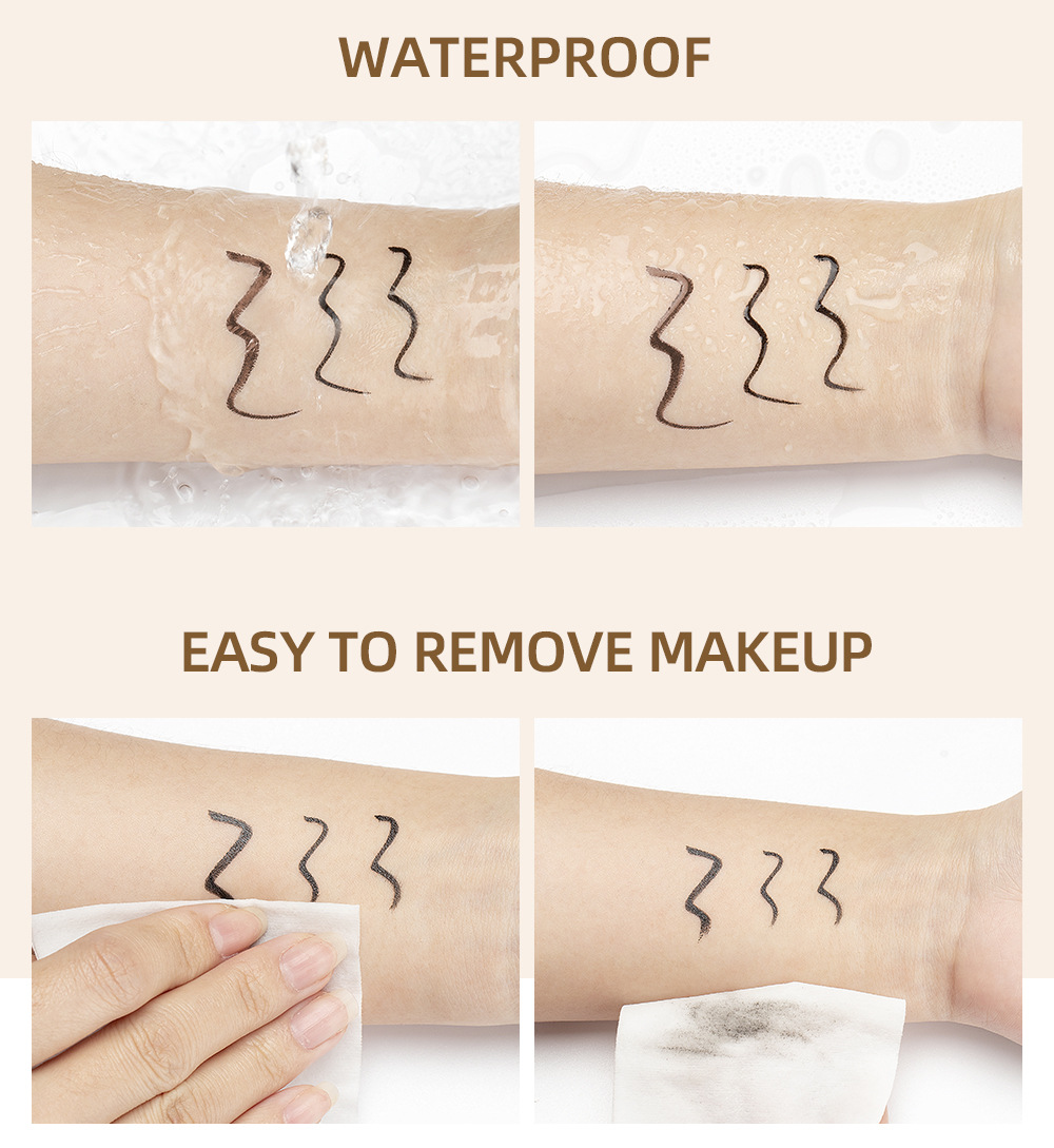 QIBEST Cross-border Ultra-fine eyeliner Liquid: Smooth, flowing, long-lasting without smudging, quick-drying, beginner eyeliner waterproof wholesale undefined