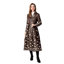 女装2025年秋季欧美风外套个性西装领收腰版型蝴蝶元素尽显气质