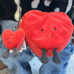 趣味愛心包包愛心掛件毛絨玩偶超軟公仔可愛兒童生日禮物
