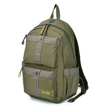 休闲双肩包男士大容量运动旅行包帆布轻便背包中学生防水电脑书包