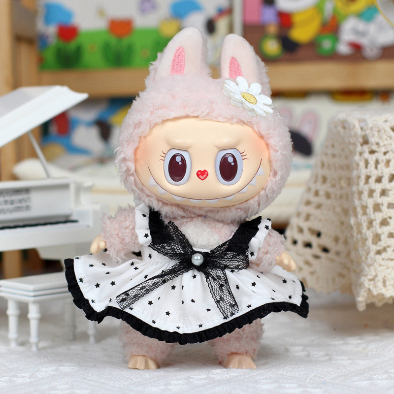 洋服のみ】ラブブベビー服 17cm ラブブ服世代 新作ベビー服コレクション ハートビートマカロン|undefined
