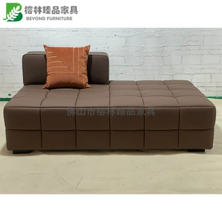 意式极简皮艺沙发现代轻奢客厅别墅大小户型