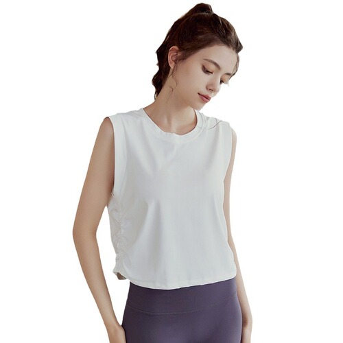 Women's Loose Sport Tank Top, High-End Style, 2024 New Summer Running and Fitness Tank Top, Sleeveless Yoga Top, Quick-Drying Shirt