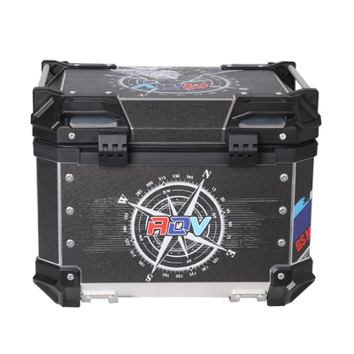 Motorcycle trunk alloy tail box large capacity