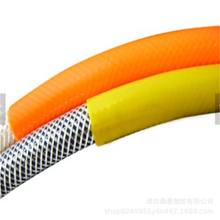 潍坊厂家生产彩色 PVC纤维增强管蛇皮水管网纹管 pvc耐寒透明纤维
