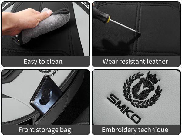 Cross-Border Car Seat Cushion, Universal Color Matching Square Single and Double Piece Seat Cover for All Seasons, One Piece Drop Shipping, Free Car Seat Cushion