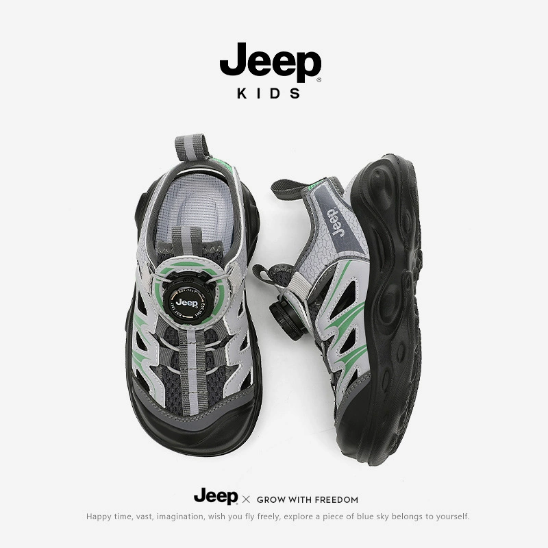Jeep, летняя удобная обувь для мальчиков, детская обувь, сумка, спортивные сандалии