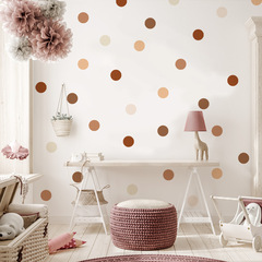 尚易SPZ-S0448卡通波點牆貼自粘臥室客廳背景牆裝飾跨境批發牆貼
