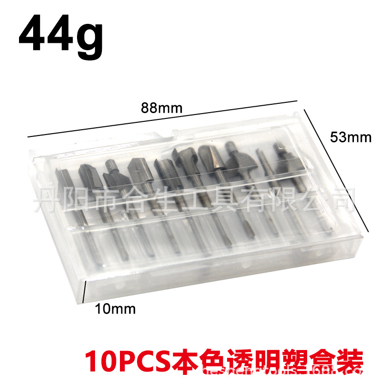 10-piece Set 3. 2mmh2woodworking Edge trimmer cuchillo de molienda máquina de grabado muestra cuchillo de ranura de fresado pequeño traje de corte de fresado