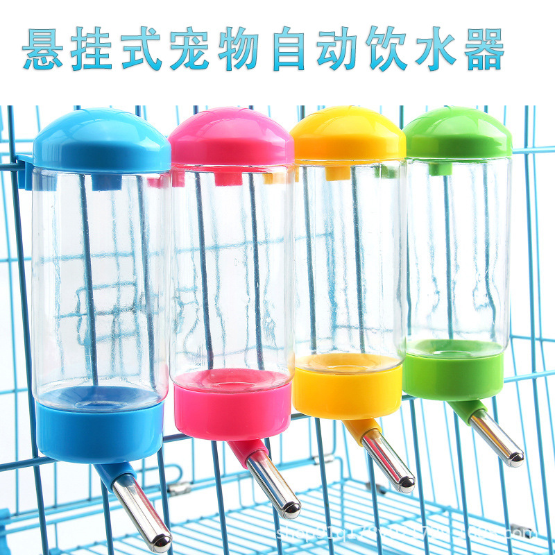 Perro fuente de bebida gato colgando mascota fuente de beber mascota hámster bola hervidor de agua