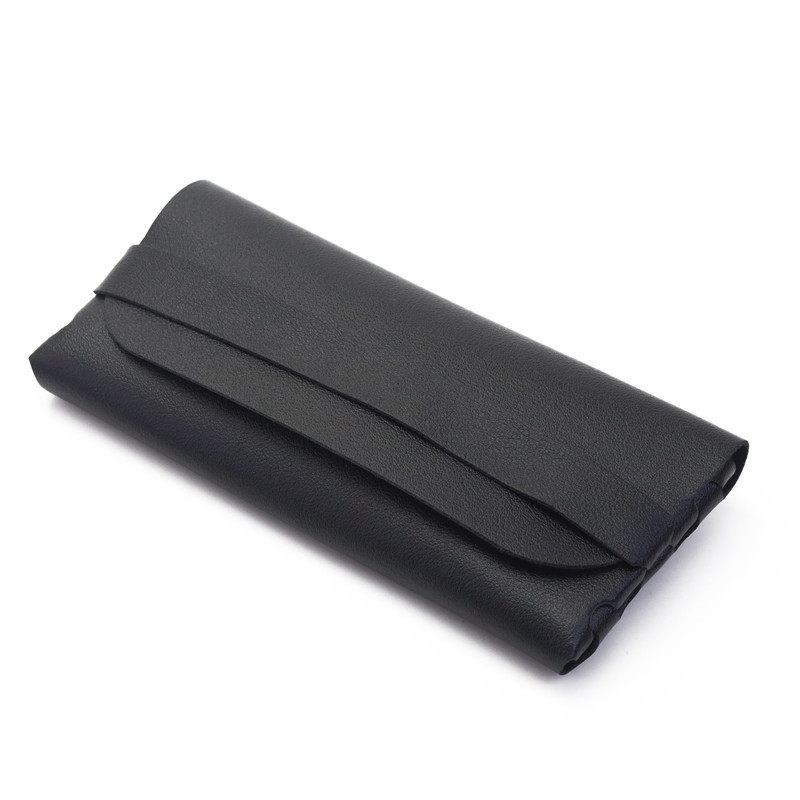 Glasses case manufacturers wholesale yiwu in stock reading glasses paper box leather case transparent glasses case large in stock