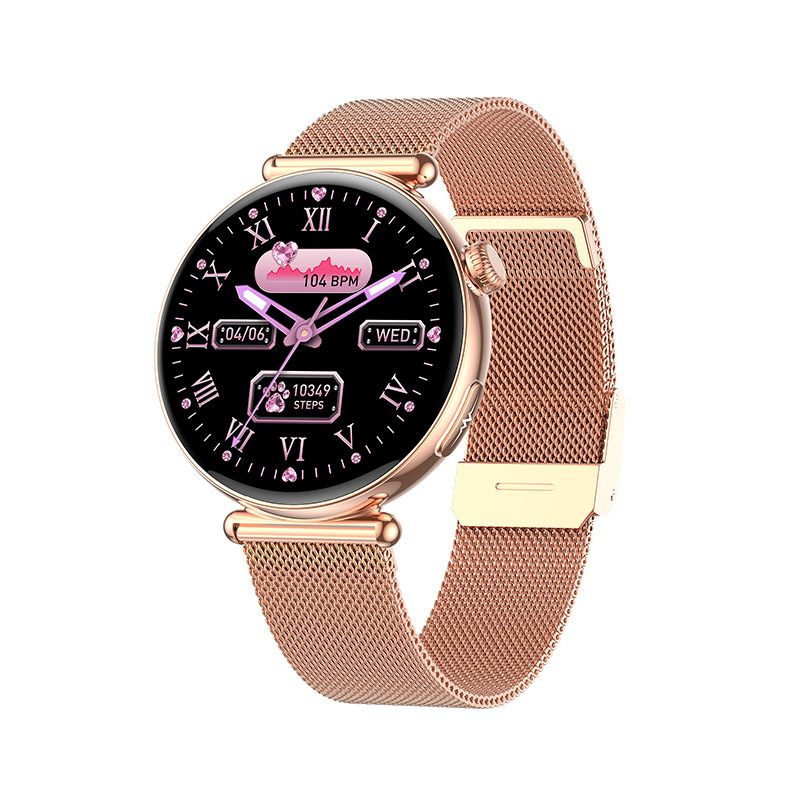 New Et491 Women's Ecg Electrocardiogram Smart Watch Ai-Gpt Bluetooth Call Women's Watch Amoled Screen