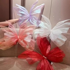 結婚式の道は家の装飾を引いて写真を撮ります。