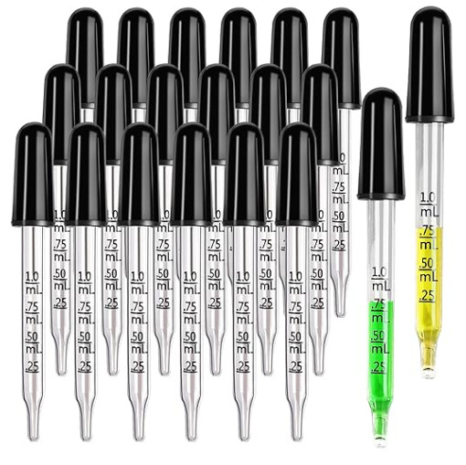 1ml实验室教学玻璃滴管移滴管巴式滴液管植物精油玻璃滴管