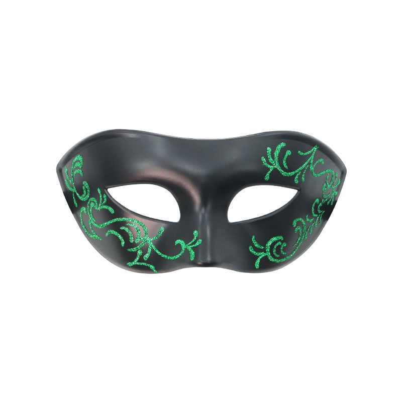 Ventas calientes de máscaras para adultos fiesta de baile Zoro de alto nivel máscaras para hombres espectáculo medio cara pintada en chorro hermosa máscara de ojos