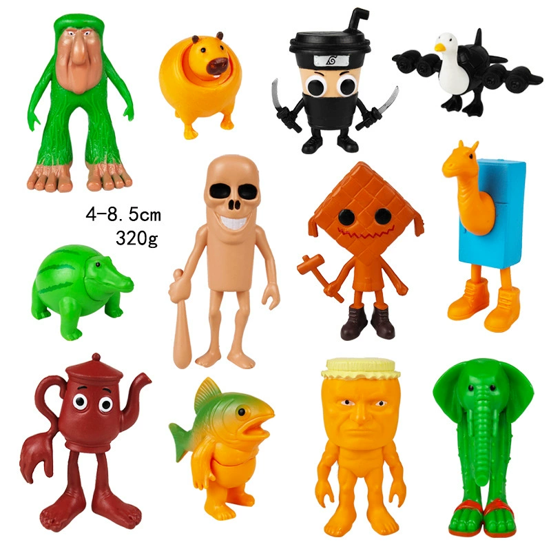 Фигура Шанхай Jing Tralala деревянная палочка-человек, assorted characters, пакет OPP, 0,4 кг