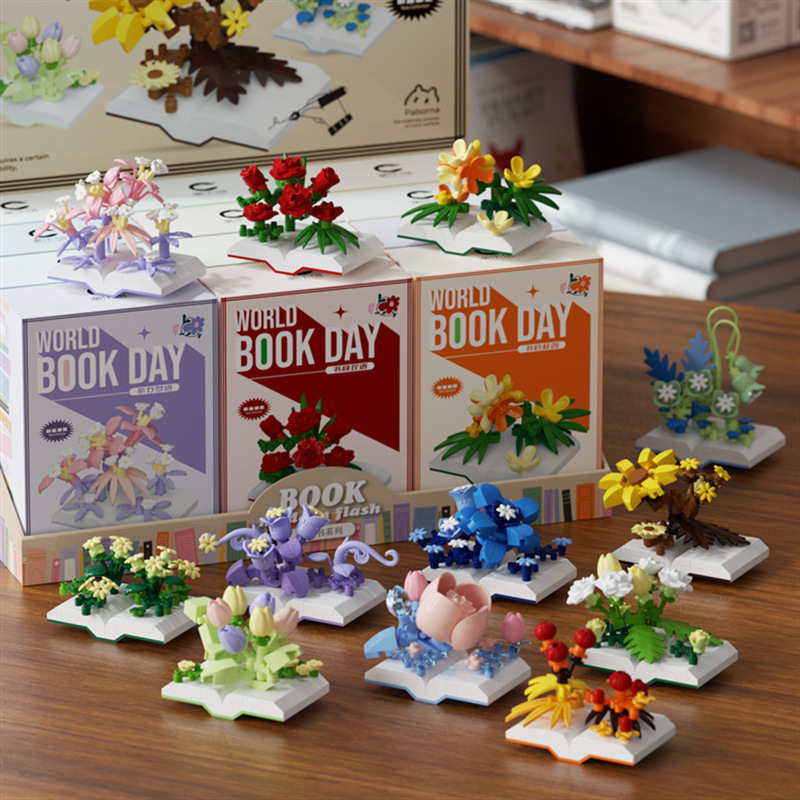 Edición de caja de regalo de flores de 12 libros (más paquetes de cartón grandes)
