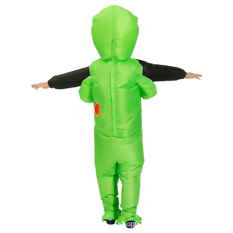 Transfronteriza Venta caliente extranjero ropa inflable Halloween ropa divertida fiesta verde fantasma abrazando traje de juego de rol