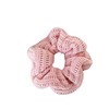 Autumn and winter new knit plush collateral colorectal circle students with flowers hollow, simple temperament, plush hair ring Korean version of fat intestine circle