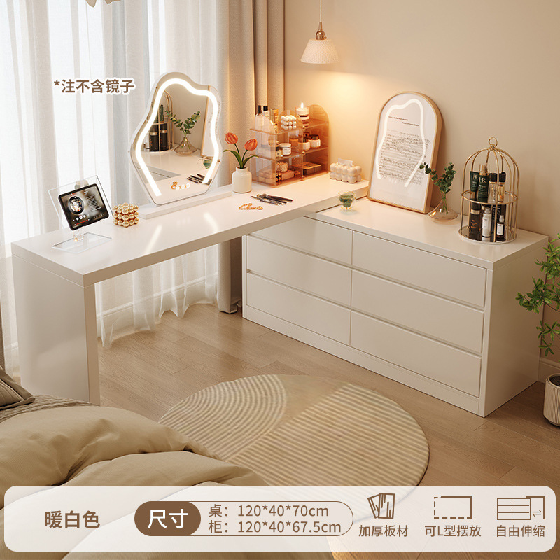 Mueble de cabecera, dormitorio doméstico, armario de almacenamiento contra la pared, espacio de rendija estrecha, uso de armario de cola de cama largo, estante de piso, armario bajo