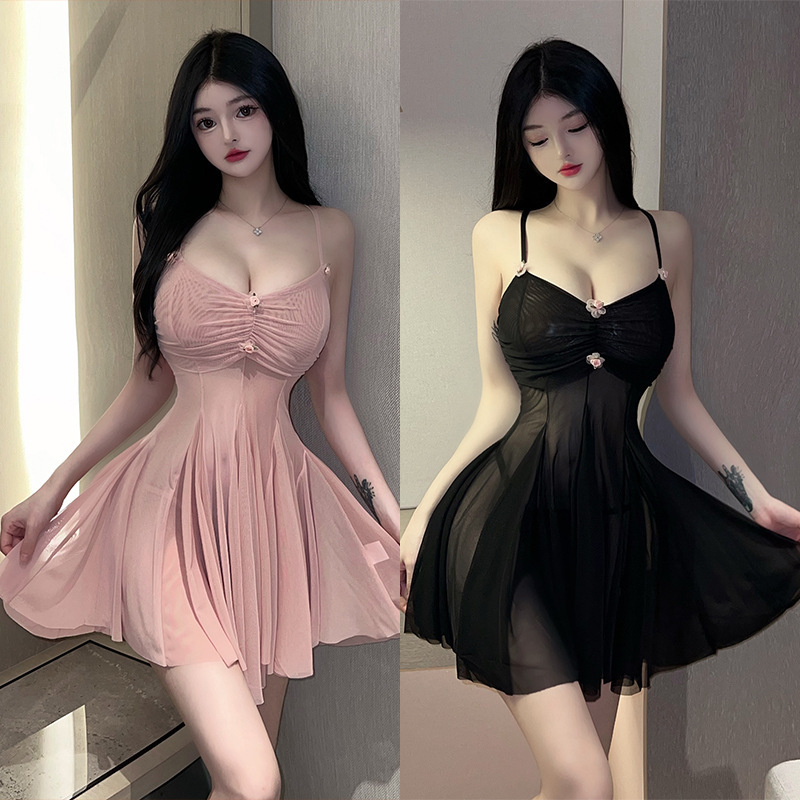 Muyao sexy lingerie women passion temptation small chest pure want nightgown suit wholesale 749 sling pajamas Muyao sexy lingerie women passion temptation small chest pure want nightgown suit wholesale 749 sling pajamas
