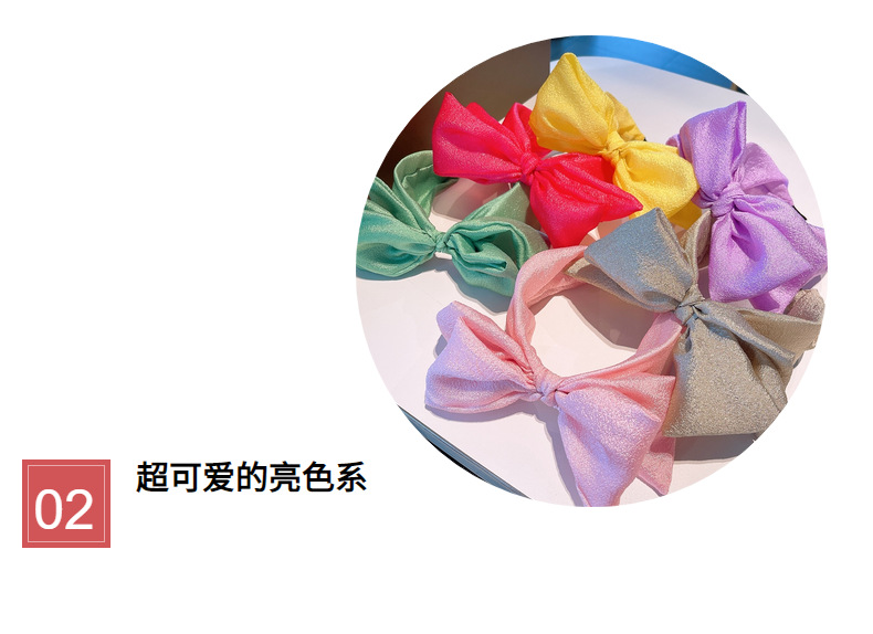 Korean Chiffon Big Butterfly Solid Color Wide-brimmed Headband display picture 34