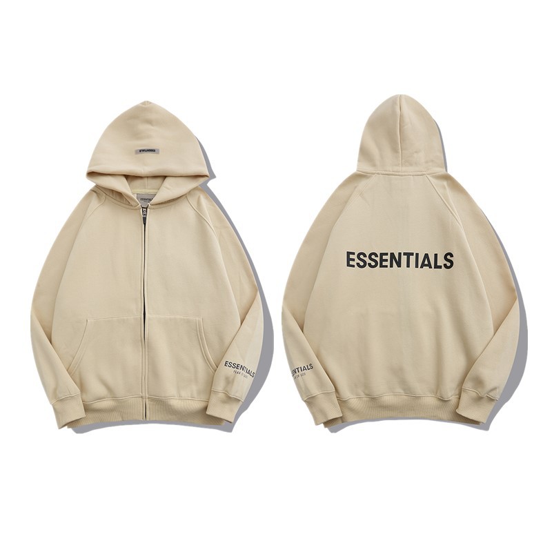 FOG ESSENTIALS letras de silicona estereoscópica hombres y mujeres americanos camisa con sudadera con sudadera con sudadera image 21