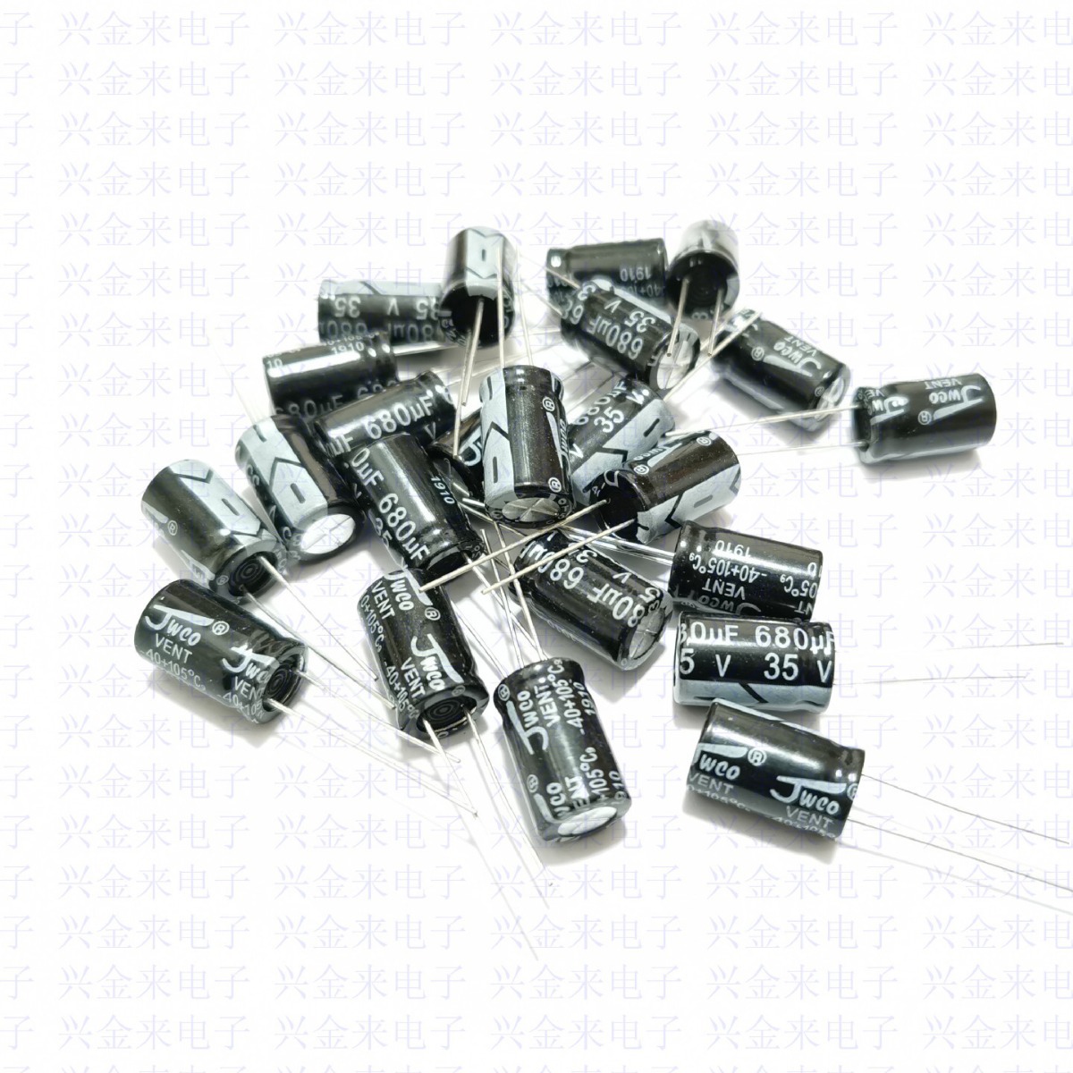 全新现货 直插铝电解电容25V 220UF长脚 黑色插件220UF 25V16V