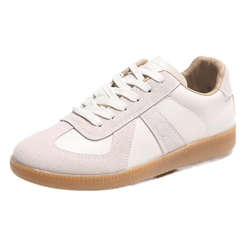 German-Style White Sneakers for Women, Couple's Model, 2026 Spring/Summer New Breathable Trendy Running Casual Sneakers for Women, Internet Celebrity D02