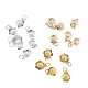 Color-preserving 14K gold bracelet pendant five-pointed star smooth square lucky pendant diy bracelet beaded rope accessories