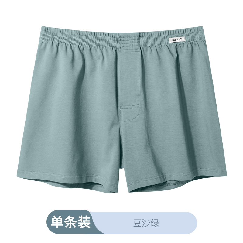 Ropa interior de los hombres algodón Boxer shorts sueltos transpirable juventud más tamaño Boxer shorts cabeza niños Arro pantalones de verano