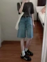 显瘦新款夏季高腰短裤