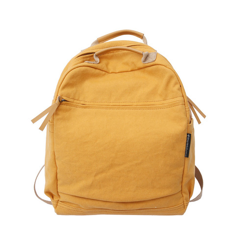Japanese-style Instagram backpack for women, large capacity casual canvas double shoulder bag, forest-style retro backpack for primary and high school students and college students