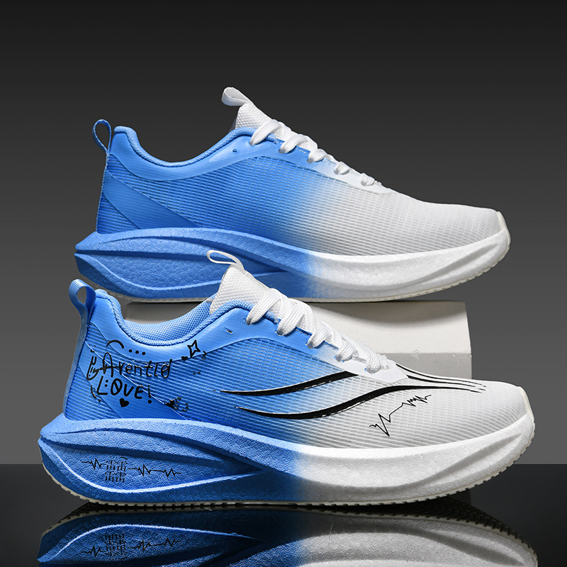 Nuevos juveniles de placa de carbono para correr carreras de velocidad de prueba física de entrenamiento de maratón profesional para hombres zapatos deportivos para correr