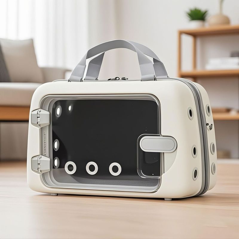 ペット用外出バッグ、高見え猫用外出バッグ、ポータブル猫用外出バッグ、大容量宇宙カプセル型犬用バックパック|undefined