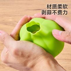 Factory Manual Silicone Garlic Peeler Handheld Garlic Deskinning Tool Kitchen Peel Garlic Press