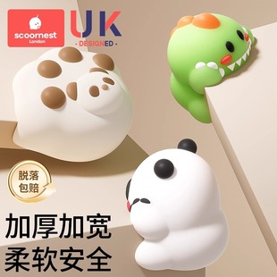 Cartoon Anti-Collision Corner Protectors for Table Corners, Soft Anti-Collision Stickers, Protection Strips for Tables, Range Hoods, and Windows