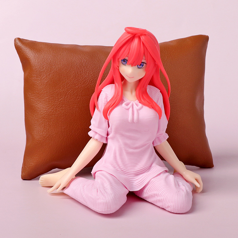 五等分の花嫁フィギュアアニメ周辺パジャマ一花二乃三玖四葉五月フィギュアモデル装飾品|undefined
